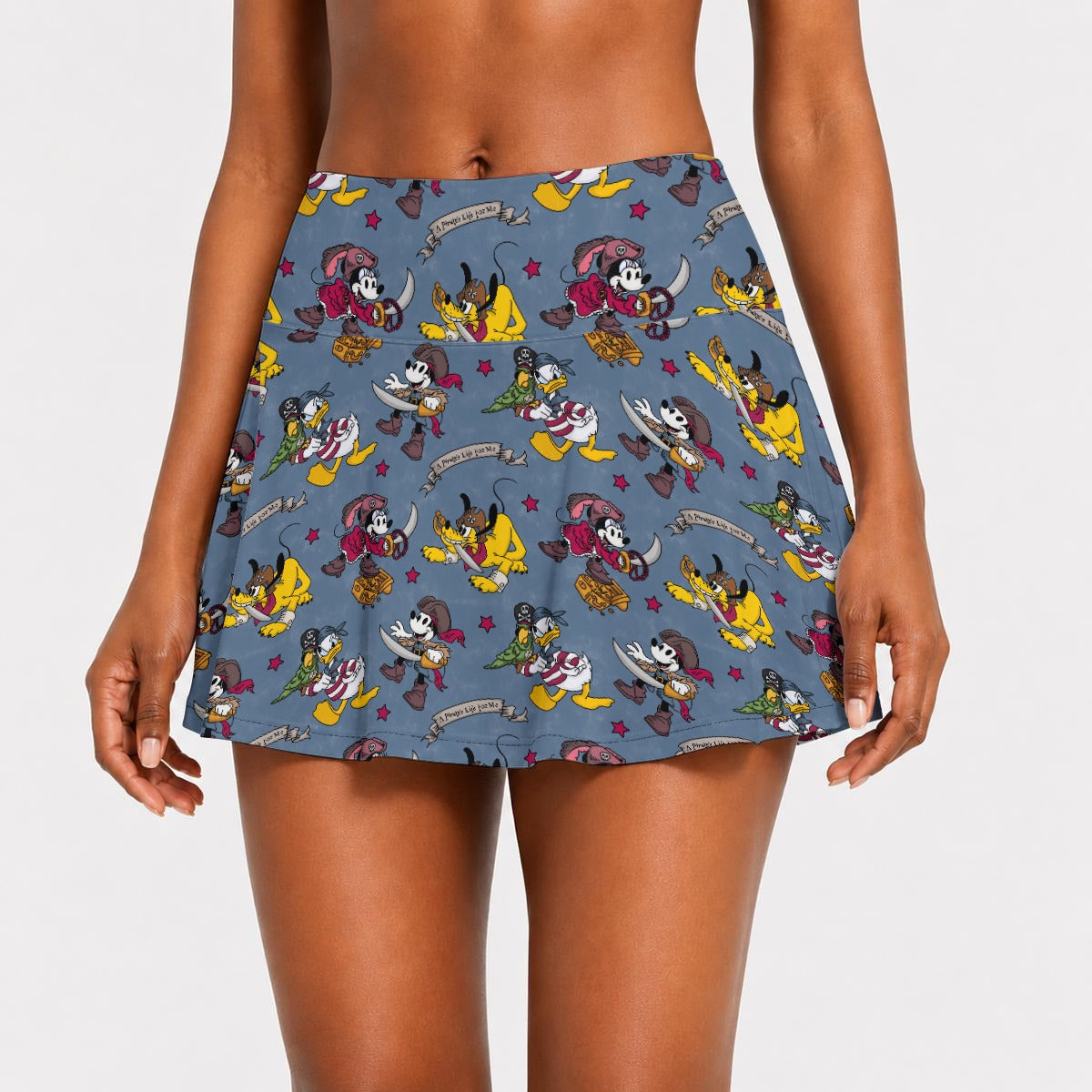 Cruise Pirate Night - Women’s Athletic Skater Skort with Pockets