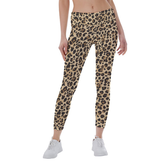 Animal Print - Cheetah - Women's Yoga Leggings