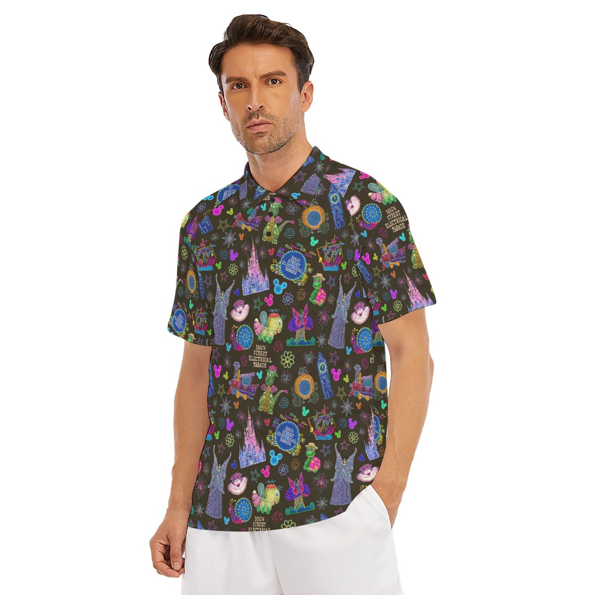 Main Street Neon Parade - Men's Polo Shirt