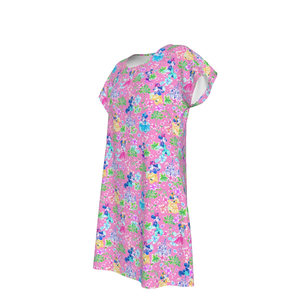 Princess Palm Party - Women's T-Shirt Dress