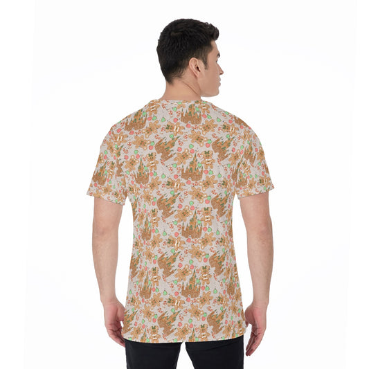 Festive Gingerbread Treats - Men's Short Sleeve T-Shirt