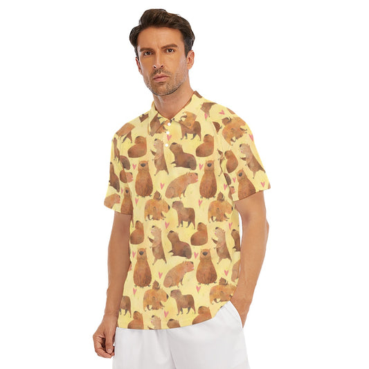 Capybara Love - Men's Polo Shirt