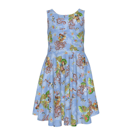 Briar Patch Splash - Kid's Sleeveless Skater Dress