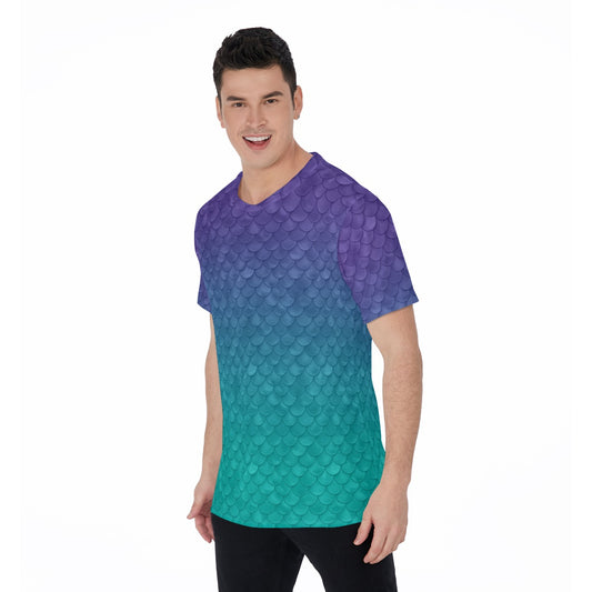 Dreamy Mermaid Scales - Men's Short Sleeve T-Shirt