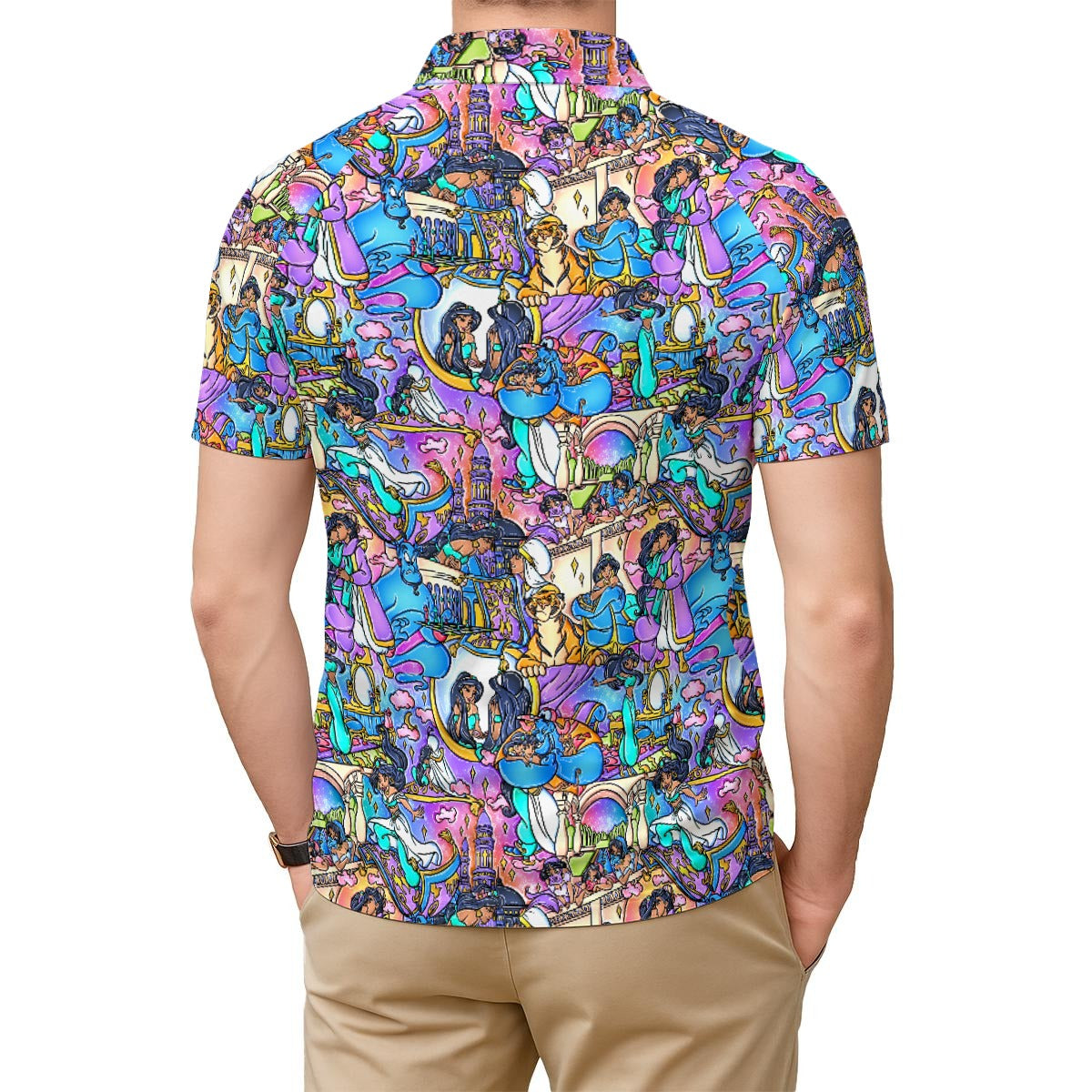 Magic Carpet Storybook Scenes - Men's Polo Shirt