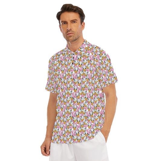 Many Faces of Sassy Duck - Men's Polo Shirt