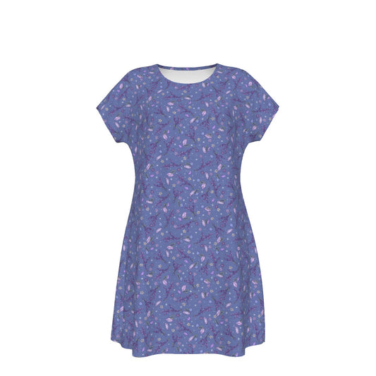 Lavender Vibes - Women's T-Shirt Dress