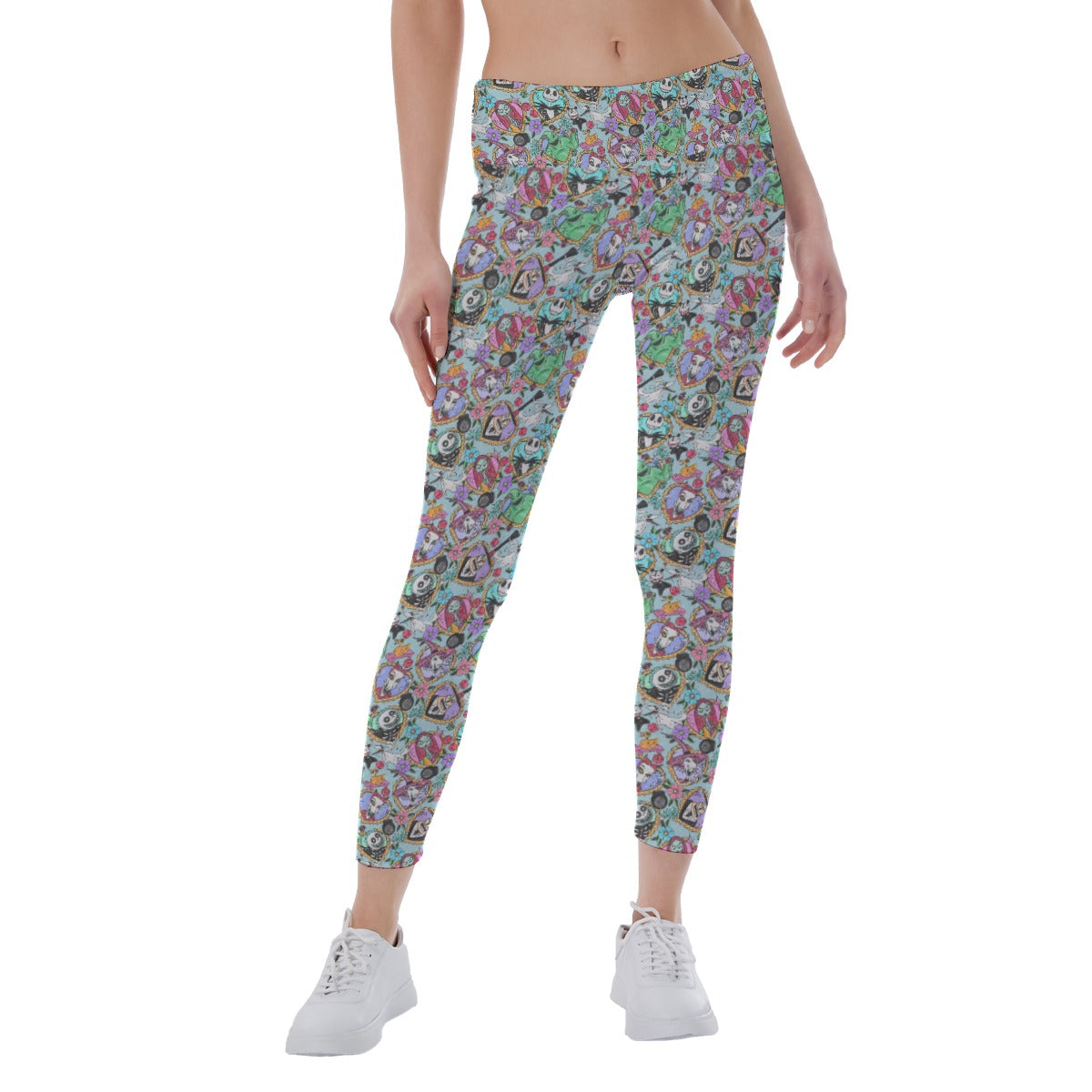 Tattoo Hearts Spooky Crew - Women's Yoga Leggings