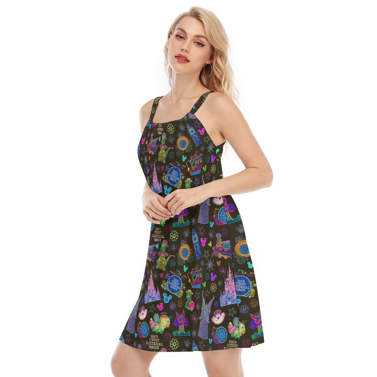 Main Street Neon Parade - Women’s Adjustable Sundress