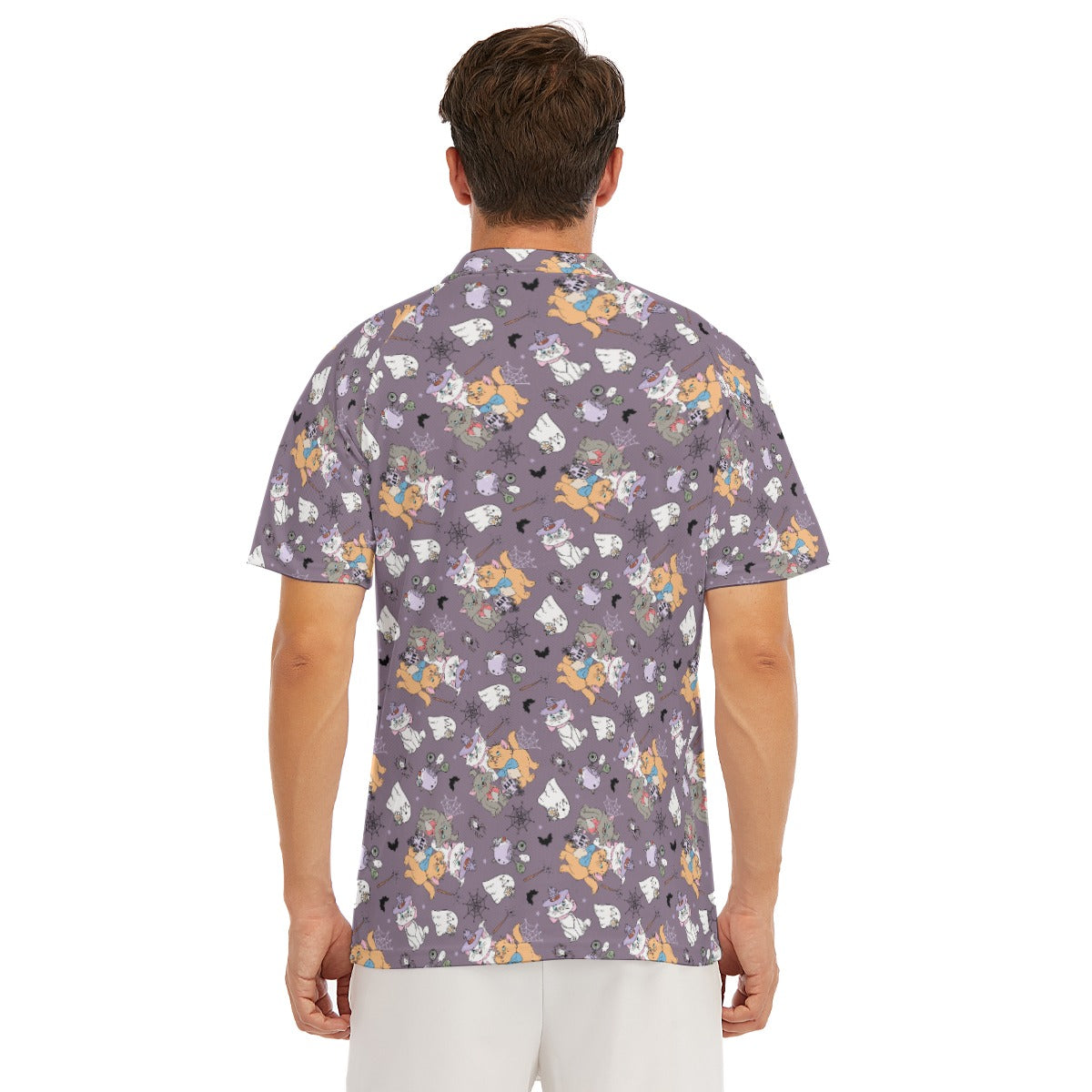 Spooky Fancy Felines - Men's Polo Shirt