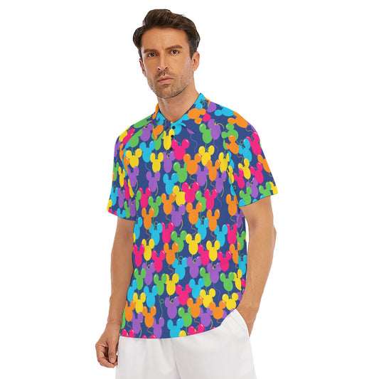 Bright Mouse Ear Balloons - Men's Polo Shirt