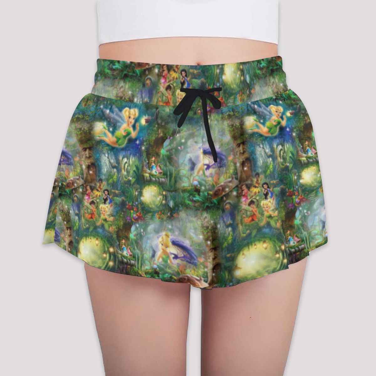Pixie Fairy in Hollow - Girls’ Flowy Pocket Shorts