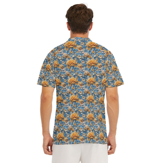 Regal Embroidered Royal Maiden - Men's Polo Shirt