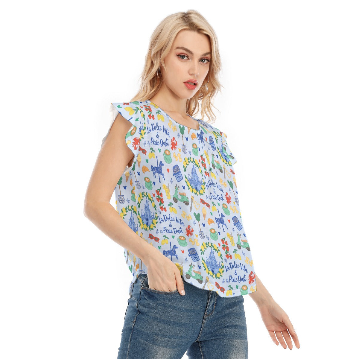 Sweet Life Pixie Dust - Women’s Flutter Sleeve Top