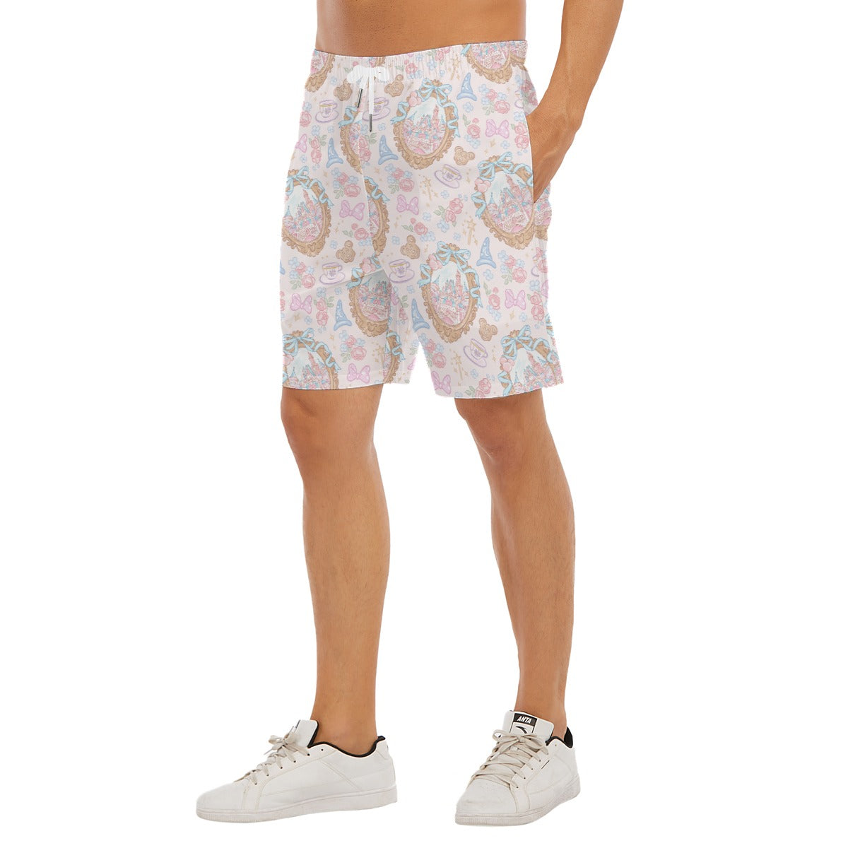 Coquette Park Daydream - Men’s Pocket Beach Shorts