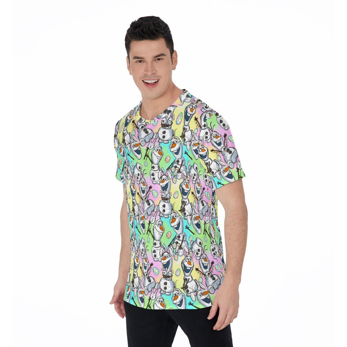 Sketched Snowman Easter - Men's Short Sleeve T-Shirt