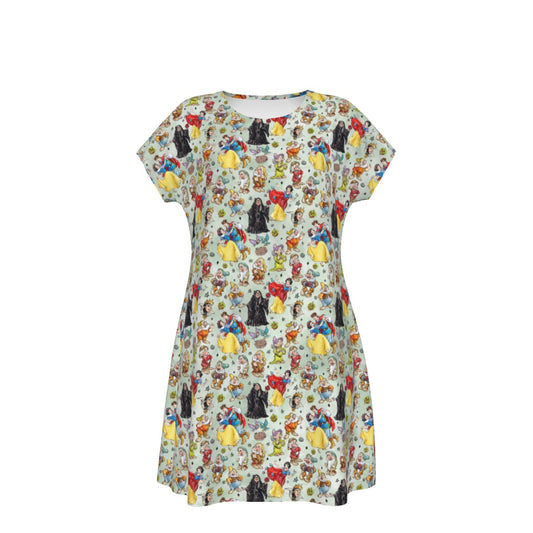 Fairest Crew Sketch - Women's T-Shirt Dress