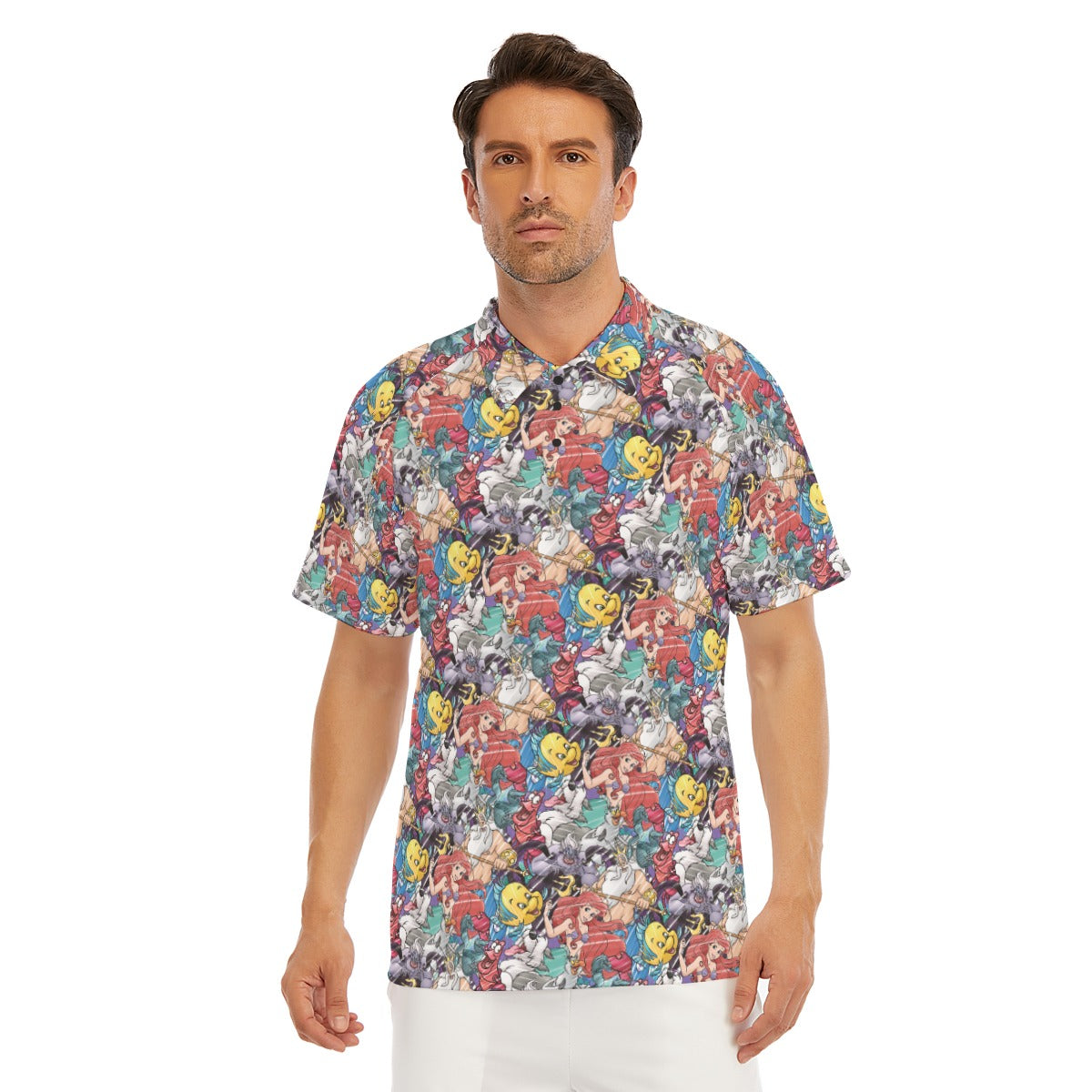 Undersea Crew Sketch - Men's Polo Shirt