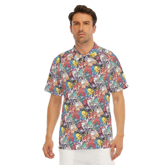 Undersea Crew Sketch - Men's Polo Shirt