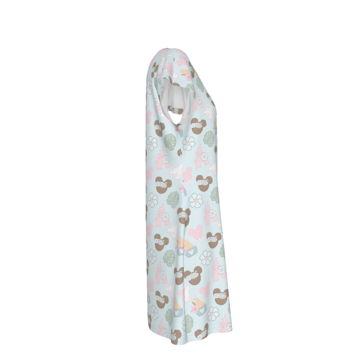 Pastel Island Treats - Women's T-Shirt Dress