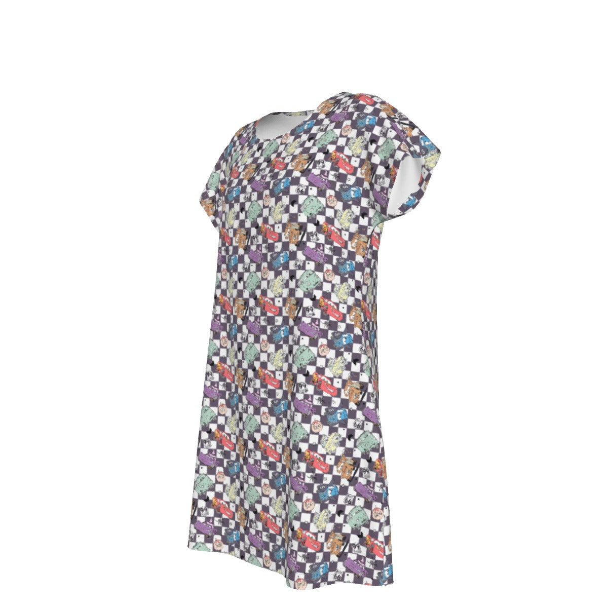 Halloween Racing Crew - Women's T-Shirt Dress