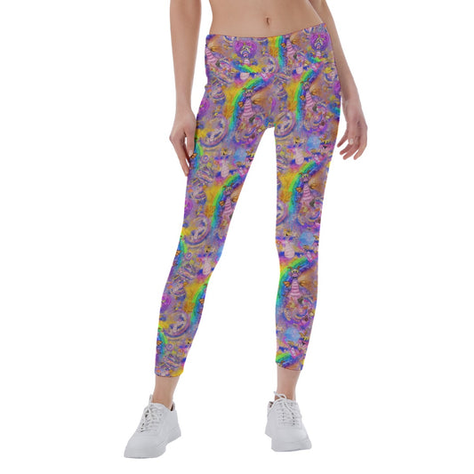 Figment Watercolor Rainbow - Women's Yoga Leggings