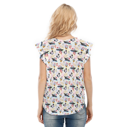Wish Cruise Celebration - Women’s Flutter Sleeve Top