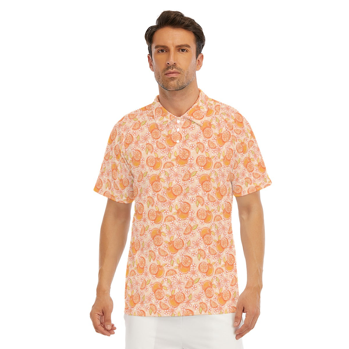 Summer Fruits - Oranges - Men's Polo Shirt