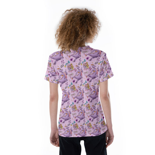 Figment Race Day Dash - Women's Short Sleeve V-Neck T-Shirt