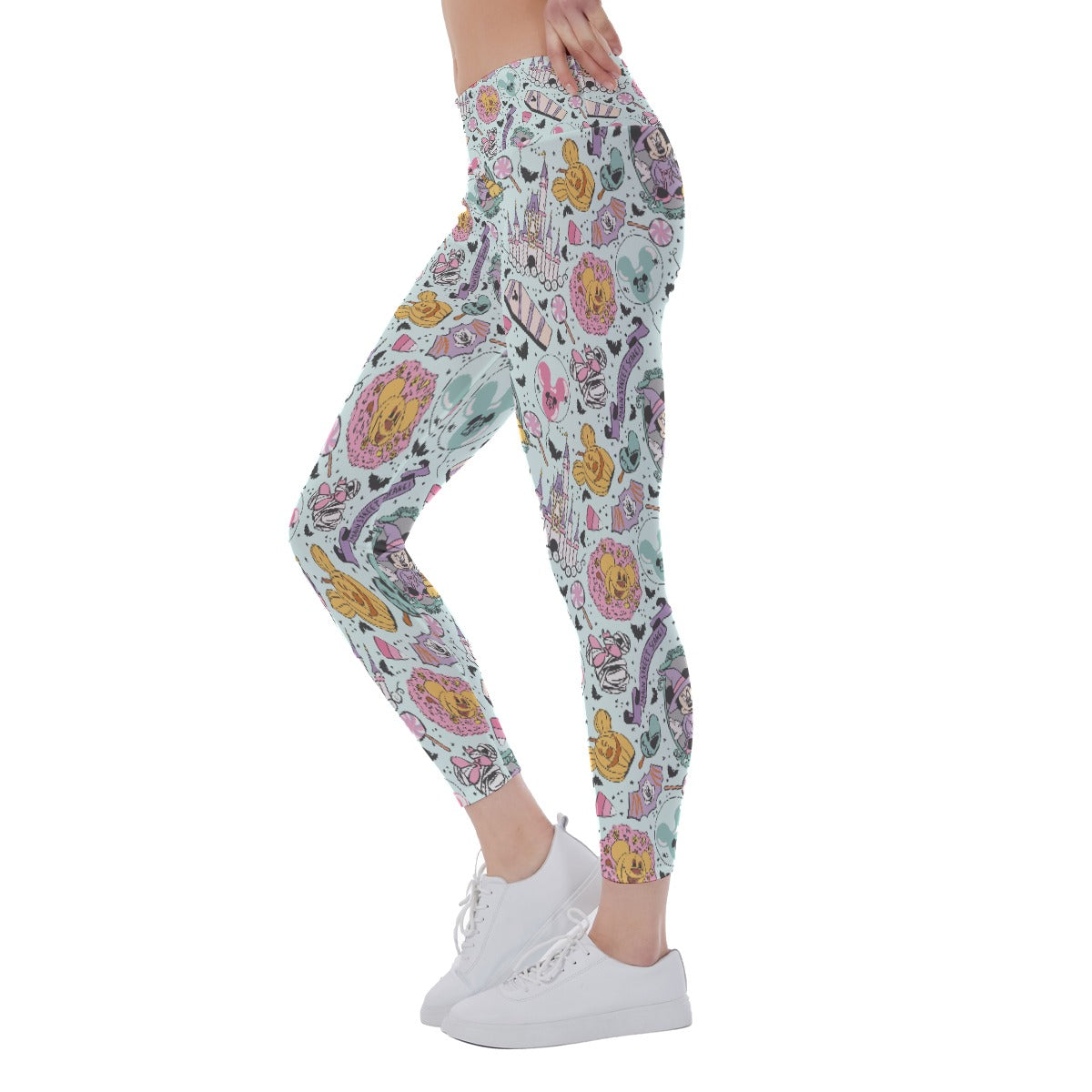 Pastel Spooky Party - Women's Yoga Leggings