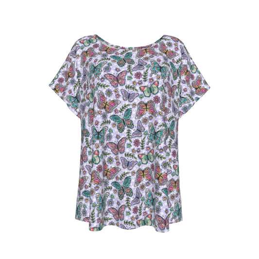 Butterfly Magic - Women’s Relaxed Fit Scoop Tee