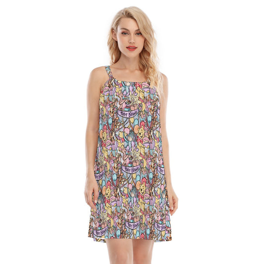 Birthday Bash in the Woods - Women’s Adjustable Sundress