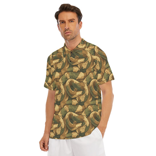 Animal Print - Snake - Men's Polo Shirt