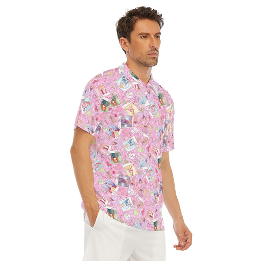 Holiday Winter Princess Christmas Snapshots - Men's Polo Shirt