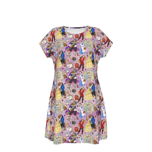Enchanted Tale Sketch - Women's T-Shirt Dress