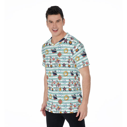 Sailor Duo on Deck - Men's Short Sleeve T-Shirt