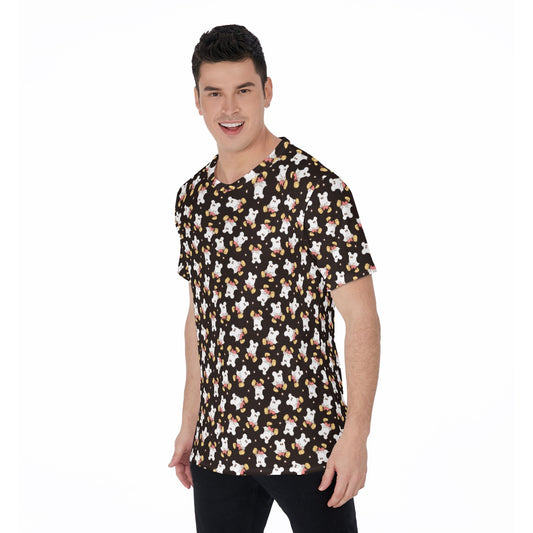 Ghostly Mouse - Men's Short Sleeve T-Shirt