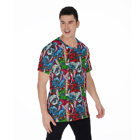 Superhero Stitch - Heroes Assembled - Men's Short Sleeve T-Shirt