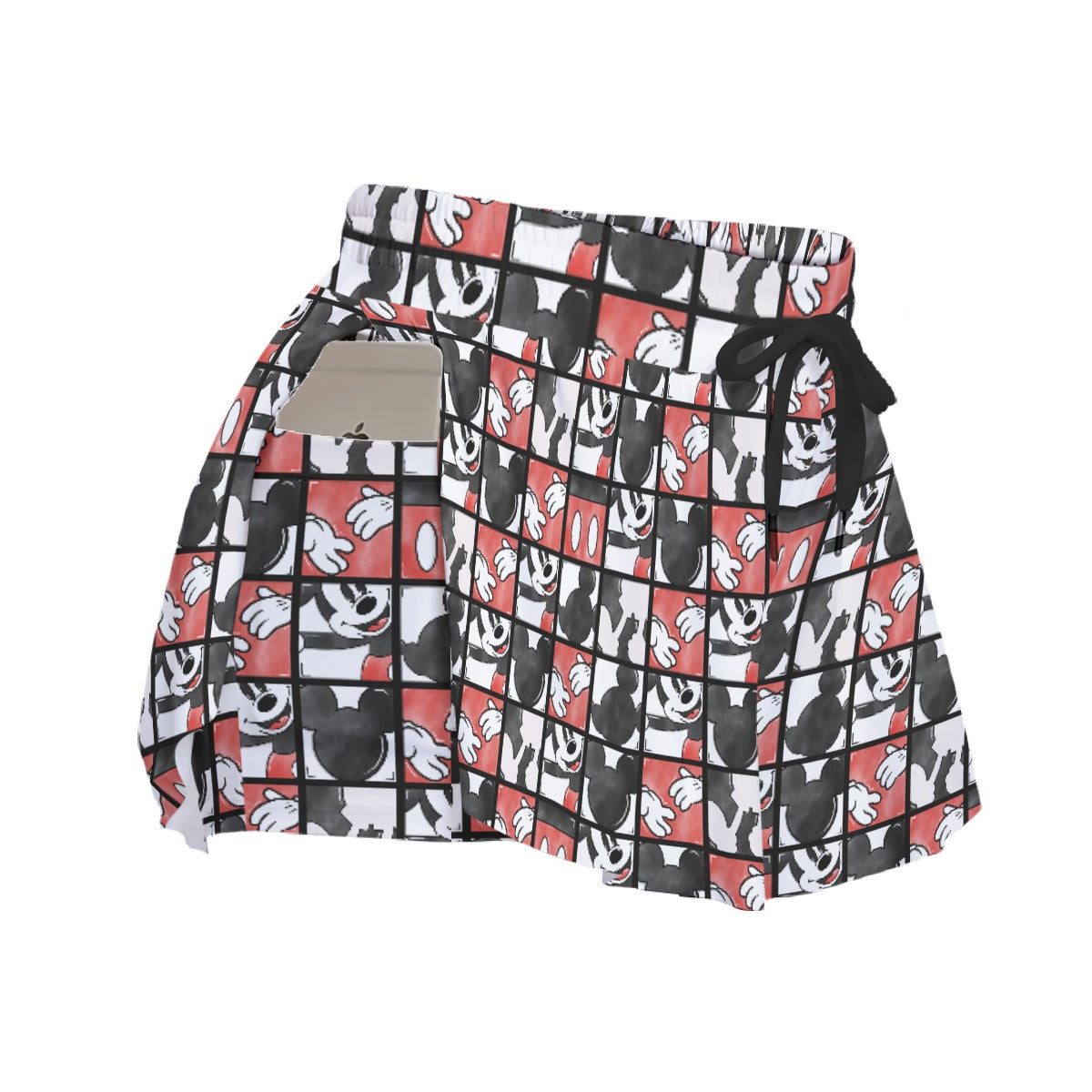 Mouse Block Party - Women's Flowy Pocket Shorts