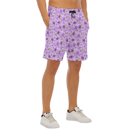 Fruitimals - Blackberry Axolotls - Men’s Pocket Beach Shorts