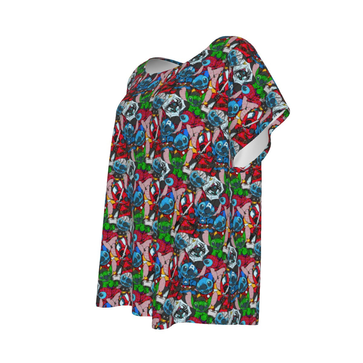 Superhero Stitch - Heroes Assembled - Women’s Relaxed Fit Scoop Tee