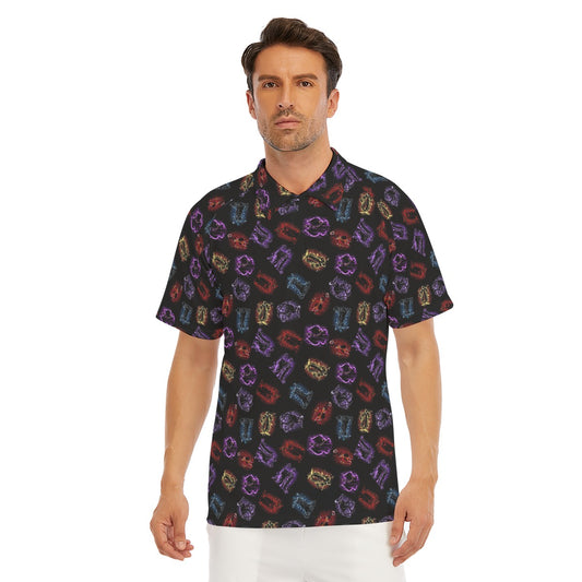 Villain Silhouettes Sparkle - Men's Polo Shirt