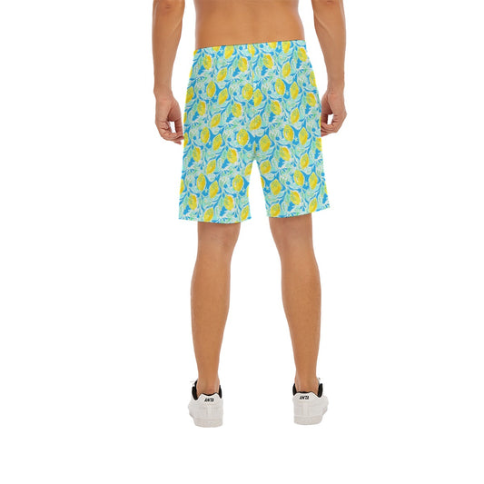 Lemon Drop Daydream - Men’s Pocket Beach Shorts