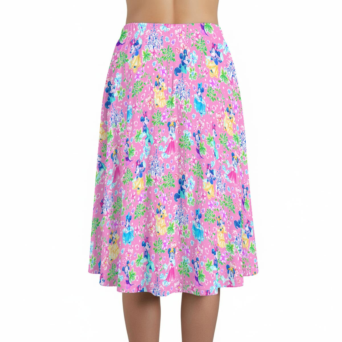 Princess Palm Party - Women’s Pocket Midi Skirt