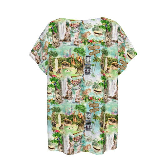 Jungle River Cruise - Women’s Relaxed Fit Scoop Tee