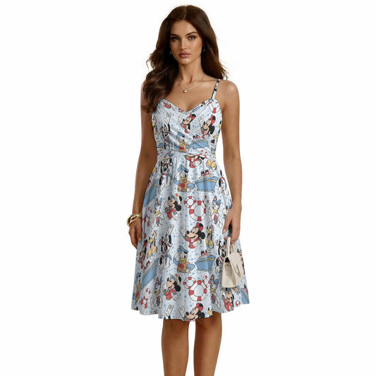 Sailor Cruise Stars - Women's Sweetheart Cami Dress