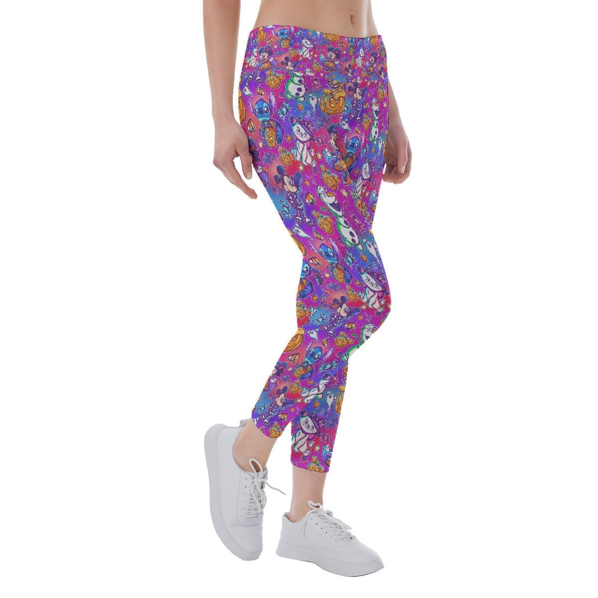 Classic Character Halloween Mashup - Women's Yoga Leggings