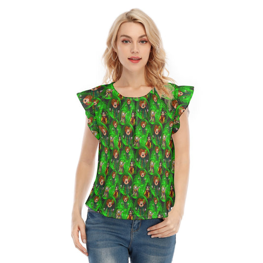 Wicked Witches’ Coven - Women’s Flutter Sleeve Top