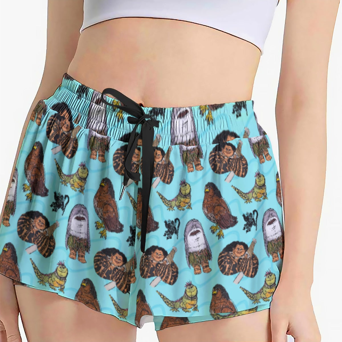 Moana's Maui - Women's Flowy Pocket Shorts