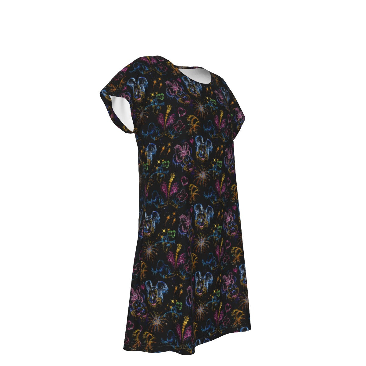 Mouse Friends’ Love in the Sky - Women's T-Shirt Dress